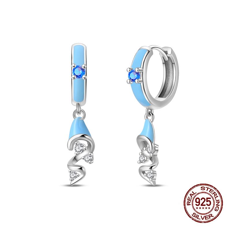 Серьги-гвоздики для женщин Медь Разноцветная Ракушка Морская звезда Сверкающая Бабочка Роскошные Изысканные Ювелирные Изделия Серьги для Девочек