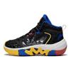Li Ning Comfortable Non-Slip Shock Absorbing Durable Mid-Top Basketball Shoes Kids Sneakers Black YKBS086-3
