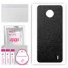 apgo Protective Skin Sticker for the Back Compatible with Nokia C10, Wrap Film, Foil, Vinyl - Pattern Black Honeycomb