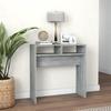 VidaXL Console Table Sonoma Grey 78x30x80 Cm Engineered Wood 815937