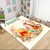 Custom Name Eeyore's Butterfly Adventure Carpet Rug Customizable Soft Washable Anti-Slip Home Living Room Sofa Mats Personalized Rug. 0909426