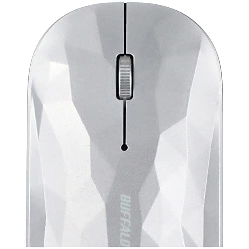 Беспроводная мобильная мышь Buffalo 2,4 ГГц с ресивером FLEXUS Тонкая и легкая 3-кнопочная беспроводная тихая BlueLED соответствует военному стандарту переключение DPI (600