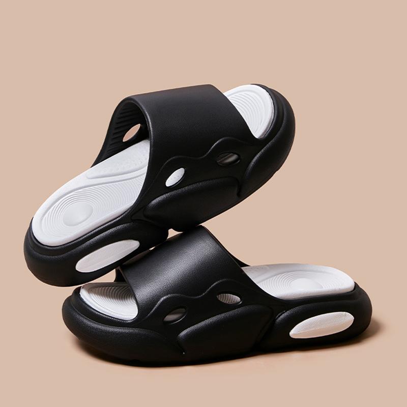 Модные женские тапочки-облака смешанного цвета на толстой платформе с мягкой воздушной подушкой Eva, женские летние нескользящие пляжные шлепанцы, сандалии