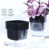 Самополивающийся цветочный горшок Yousheng с хлопковым шнуром, видимым окном уровня воды, горшок для нижнего полива, автоматический горшок для полива
