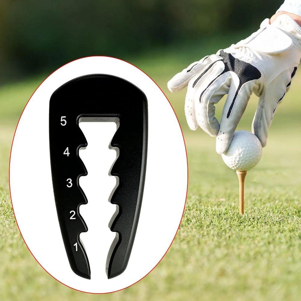 Portable Golf Tee Depth Setter Adjustable Golf Tee Lifter Golf Training Aid Golf Practice Tools