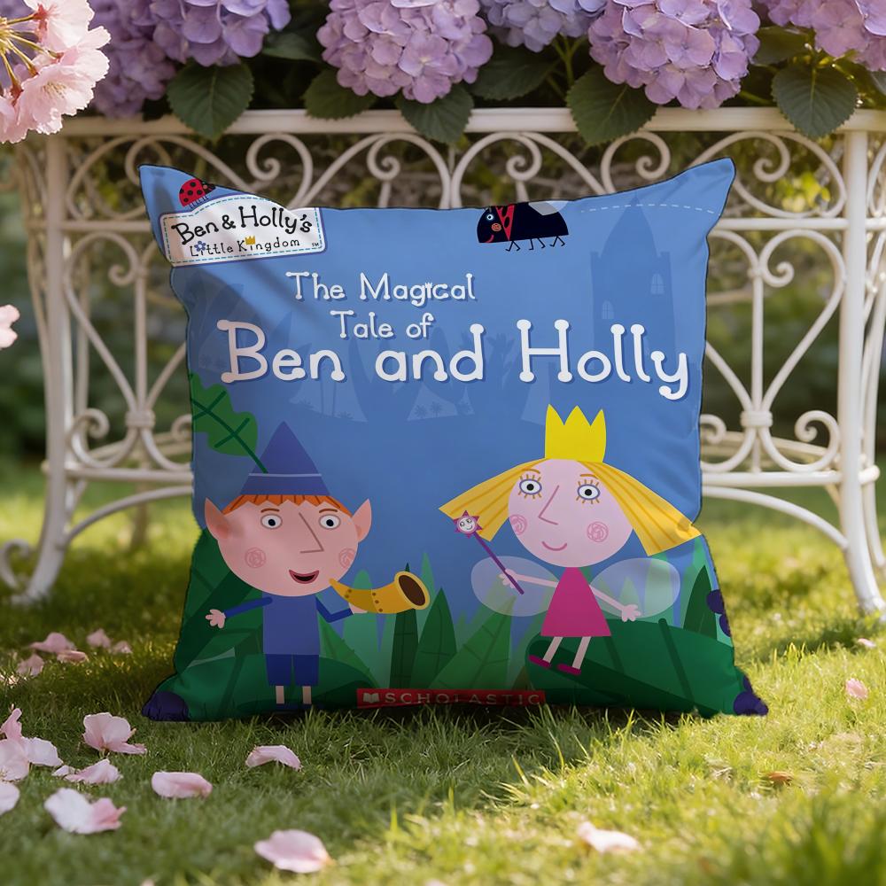 Чехол на подушку B-Ben And H-Hollys Little Kingdom для дома и автомобиля: Двусторонняя конструкция для максимального комфорта