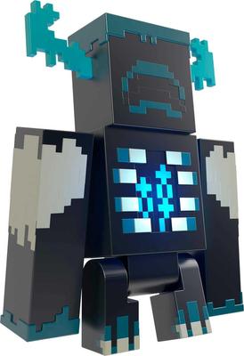 Mattel Minecraft Warden Фигурка лет и HHK89 [Свет и звук] [6 вверх] [Настоящее]