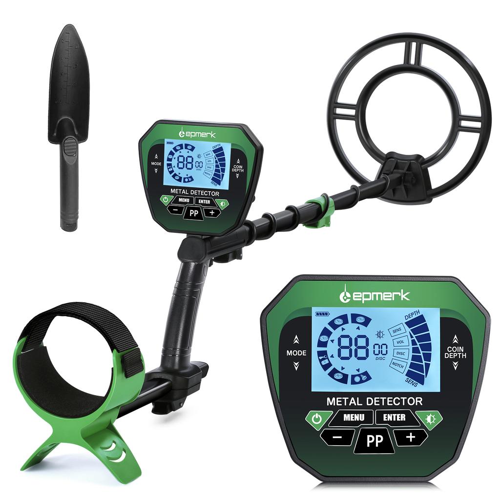 Металлоискатель для детей и взрослых, металлоискатели повышенной точности с ЖК-дисплеем, регулируемый
