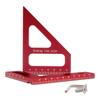 3d Multi-angle Measuring Ruler Woodworking Tools Scales Graphics High Hardness Rust-proof Aluminum