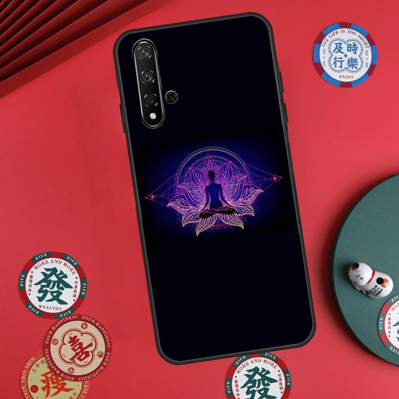 Чехол Mandala Chakra Yoga для Huawei Nova 12s 7i 8i 11i 12i Y73 Y70 Y90 Y60 Y72 Y61 Y91 9 10 SE P30 Pro P40 Lite
