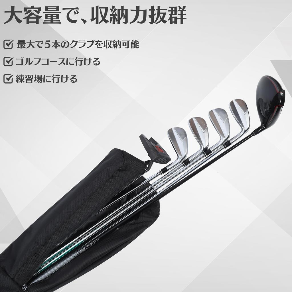 Golf Bag, Golf Bag, Caddy Bag, Golf Bag, for Practice, Golf Club Case, Golf Club Holder, Golf Pouch, Club Case, Golf Goods, Caddy Bag, Men's,