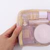 Сетчатая косметичка большой вместимости, цвет дофамина, кошелек для монет, прочная сумка для хранения