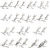 830Pcs 28Value Automotive Car Electrical Terminal P Auto Connectors Kit Metri-Pack P Kit Male&Female Wire Connector Terminal Wire Harness Wiring