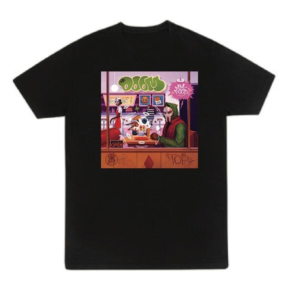 MF DOOM Doomsday x MM FOOD Футболка, Рэпер Унисекс Черная Футболка Унисекс Футболка