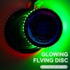 Kids Soft Flying Disc Toy Light-up Throwing Disc Game Outdoor Garden Lawn LED Flying Saucer Parent-child Family Game Boys Girls Gift