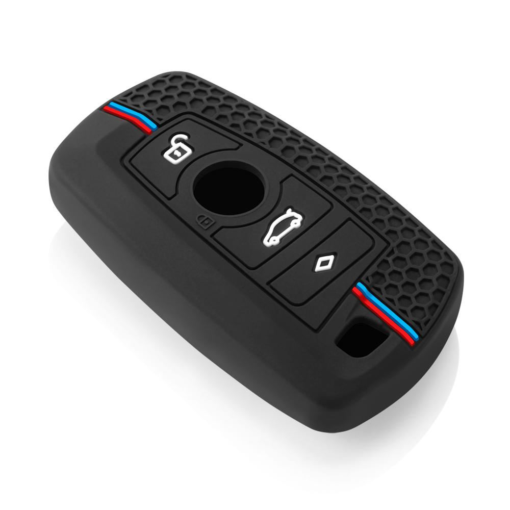 Silicone for BMW F30 F31 F32 F34 F20 F21 F07 F10 1 3 5 7 Series  M3 M4 X1 X3 G01 X4 G02 X5 F15 F16 Car Key Case Cover Shell Fob
