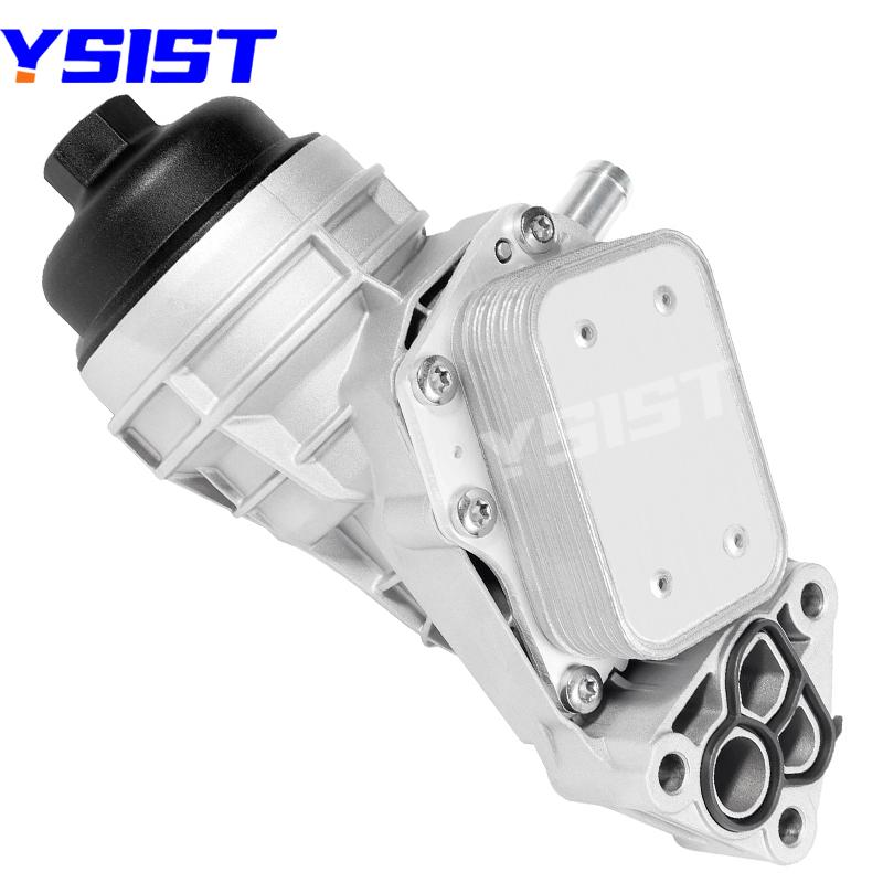Oil Cooler for Mercedes-Benz A220 V177 A35 AMG W177 CLA250 GLA250 X156 GLA35 AMG GLB250 X247 Aluminum Oil Filter Housing