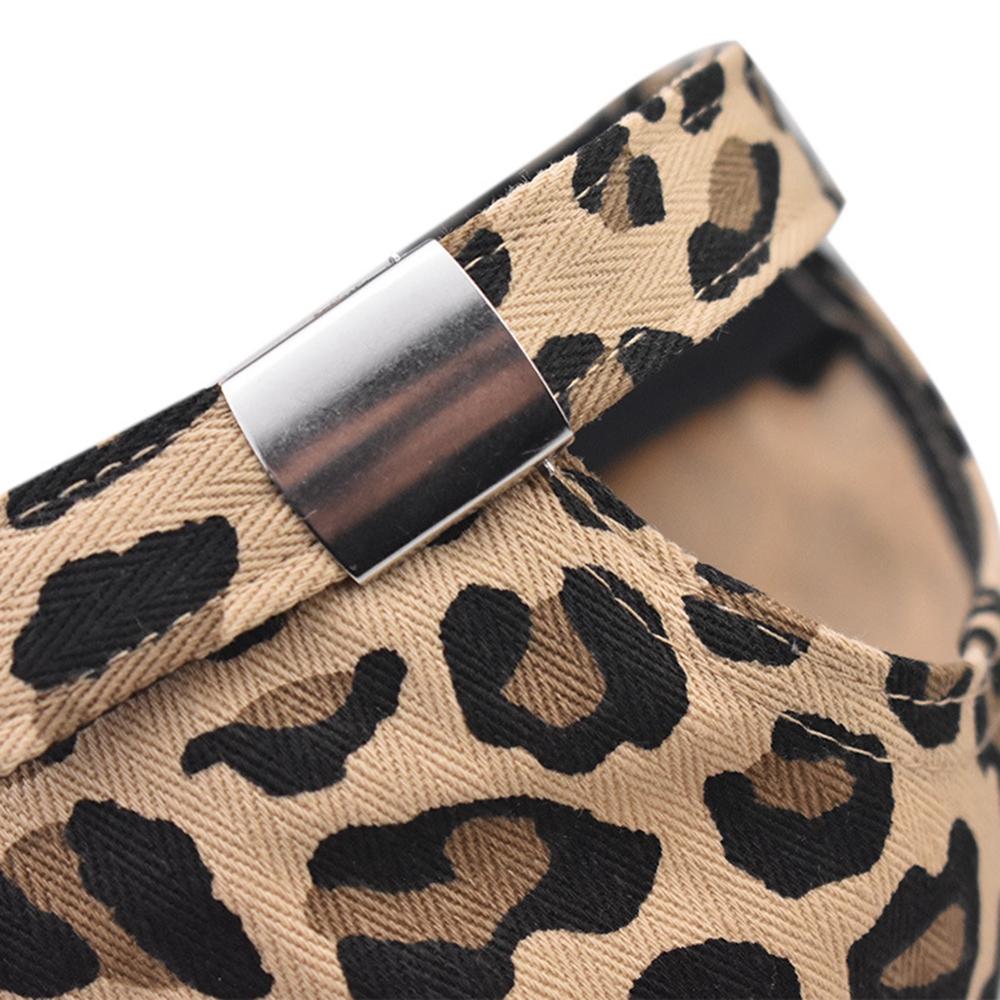 Hip Hop Leopard Print Baseball Cap Vintage Baseball Hat Women Men Outdoor Adjustable Gorras Snapback Unisex