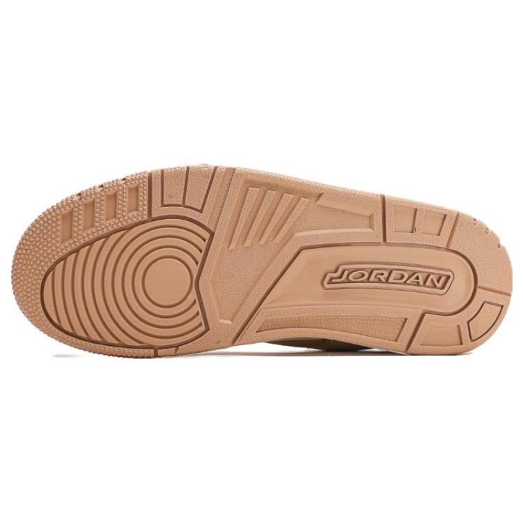 Jordan Courtside 23 Slip Resistant Mid top Vintage Basketball Shoes Men's Brown FQ6860-121(Team366-)