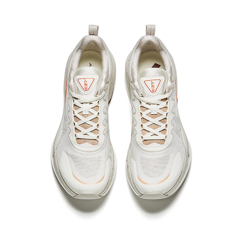 Anta Удобные амортизирующие нескользящие прочные низкие повседневные кроссовки для бега мужские кроссовки белые серые 912435537-3