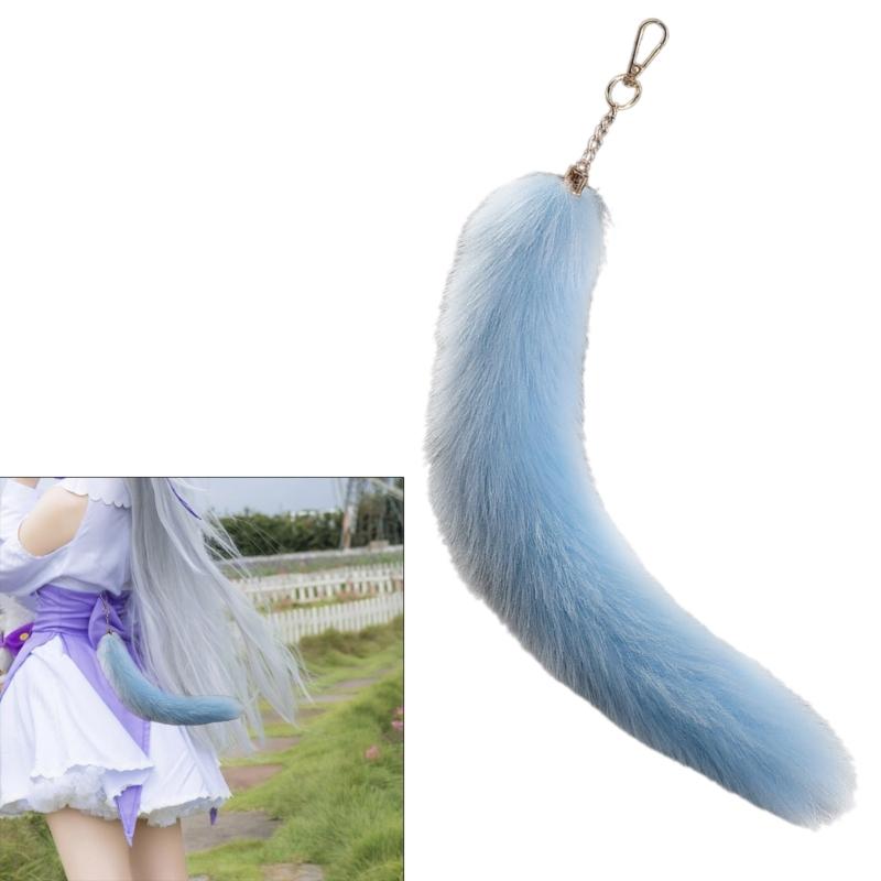 Искусственный мех Хвост лисы Брелок Мех Хвост лисы Брелок Подвески для сумки