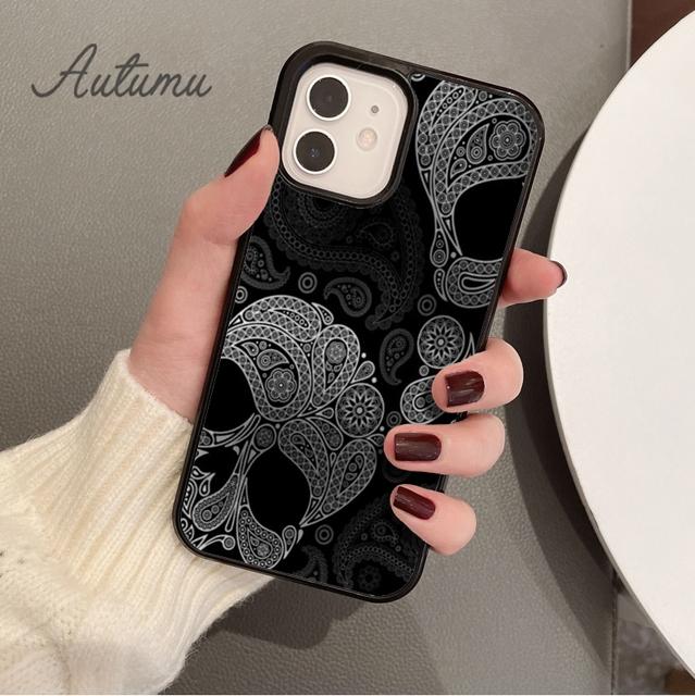 Чехол для телефона с изображением мексиканского черепа и цветка для iPhone 11 12 13 14 Pro Max mini X XR XS SE 2020 6S 7 8 Plus Samsung Galaxy S21 S22