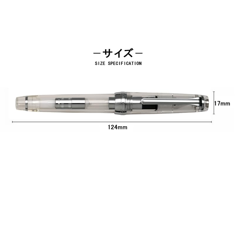 Sailor fountain pen Демонстрационная модель Professional Gear Slim Silver Bold 11-1275-600