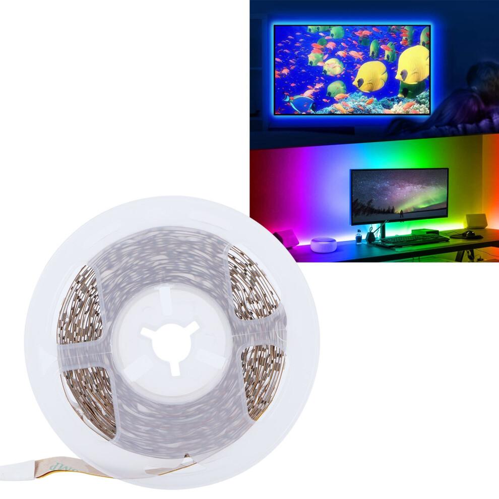 USB LED Strip Lights 5m Blue TV Background Mood Lamp Bar Party KTV