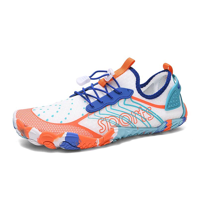 Summer Upstream Wading Shoes Five Fingers Beach Barefoot Colorful Sandals Men Women Pool Swimming Portable Aqua Sneakers Unisex
