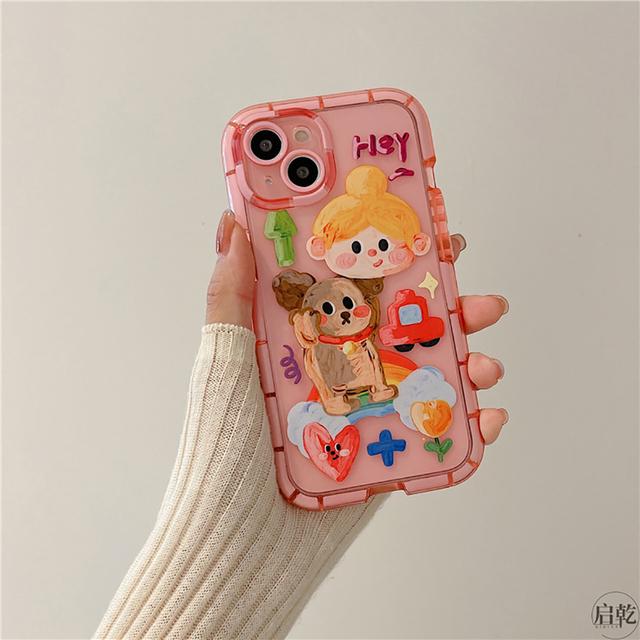 Противоударный чехол для телефона с забавным медведем и милыми животными для Iphone 11 12 13 Pro Max X Xr Xs Max, прозрачный мультяшный мягкий чехол на заднюю панель