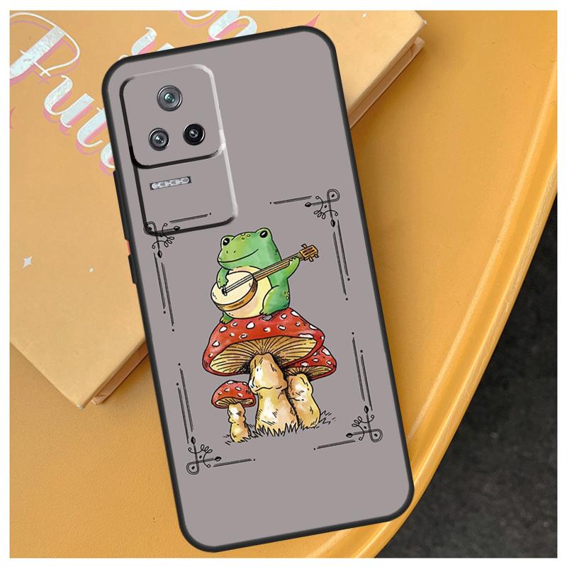 Cottagecore Aesthetic Frog Mushroom Funda For Xiaomi 17 Pro Max 15 14 Ultra 13T 14T 15T POCO X7 Pro X5 X6 F6 F5 F7 F8 Ultra Case