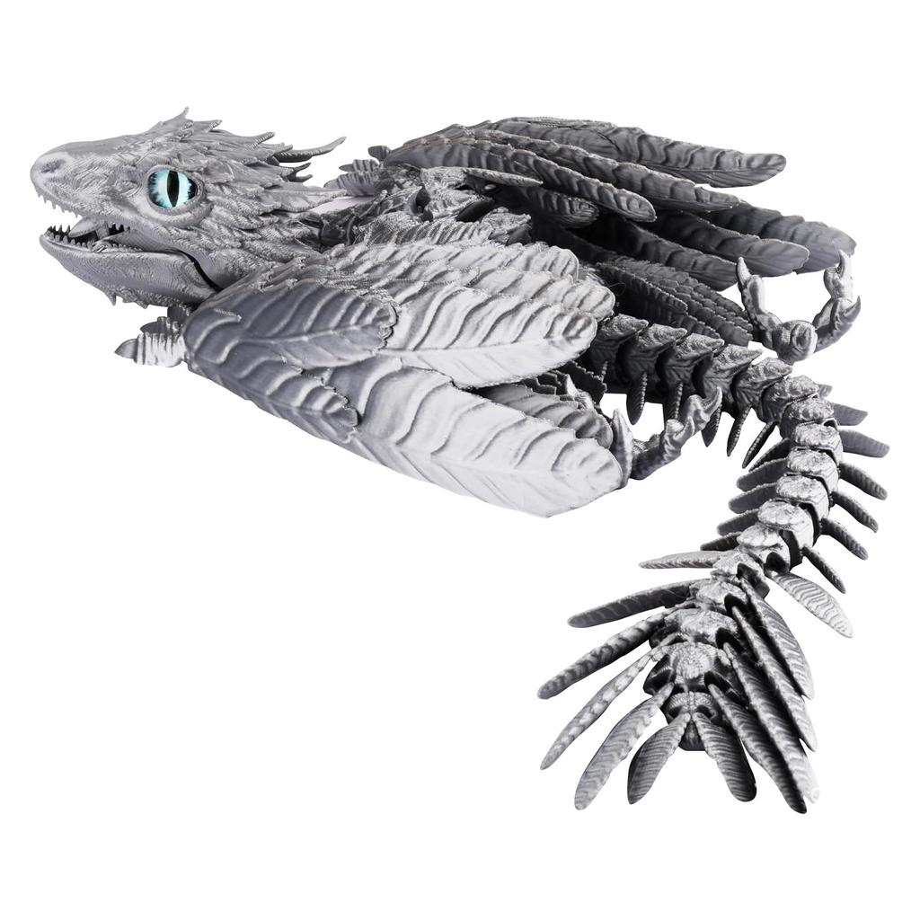 Пернатый дракон, 3D-печатный дракон, шарнирный дракон, дракон, 3D-печатная игрушка, настольный питомец