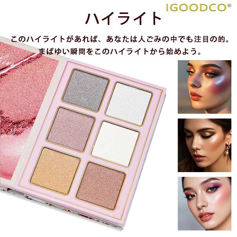 Палетка теней IGOODCO из 84 цветов (модель: IG3148) Многоцветная палетка с матовыми и перламутровыми оттенками, высокопигментированные тени для век, косметика, день рождения
