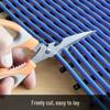 Противоскользящий коврик для ванной комнаты из ПВХ: Водостойкий, приподнятый дизайн для душа и ванны.