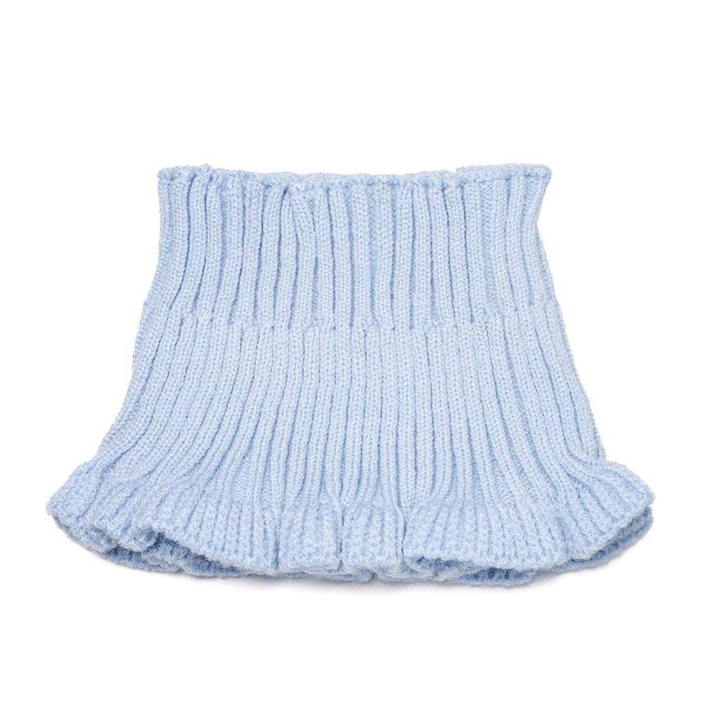 Зима с деревянными ушками Теплый съемный шарф-манишка Вязаный фальшивый воротник Водолазка