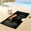 Name Custom Bob Marley Poster Print Beach Towel, Large Soft Quick Dry Towel for Beach Camping Swimming