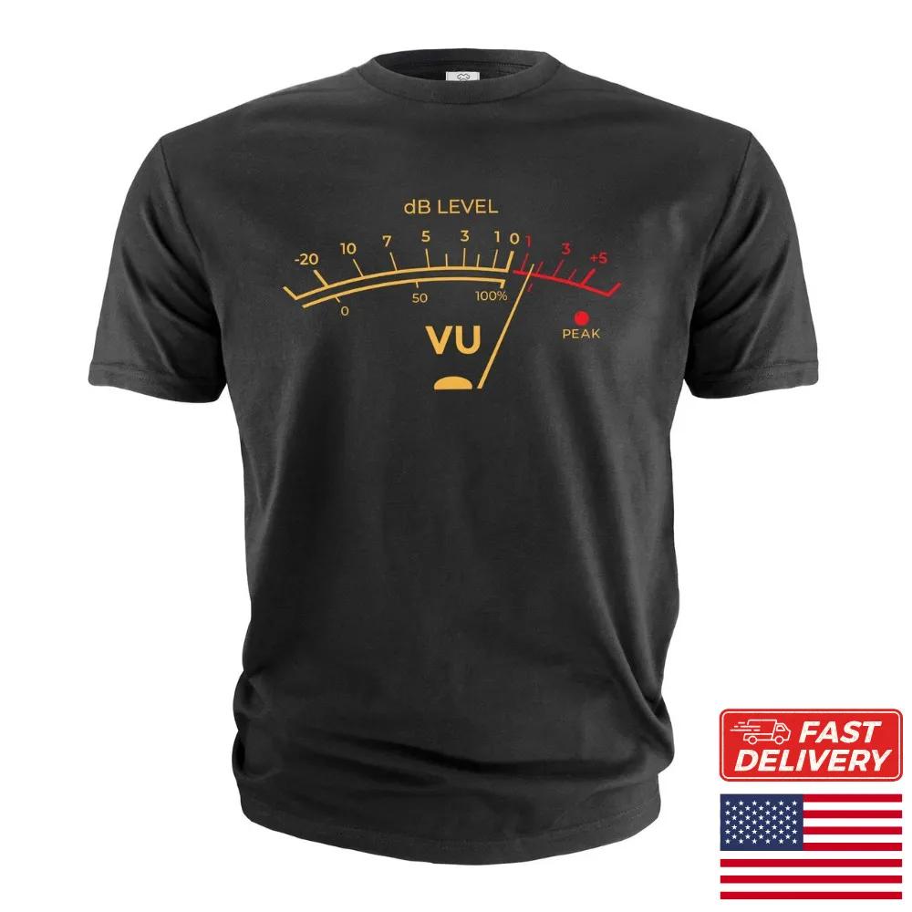 Vu Meter Sound Level Studio TShirt Music Retro Audio Engineer Recording TShirt