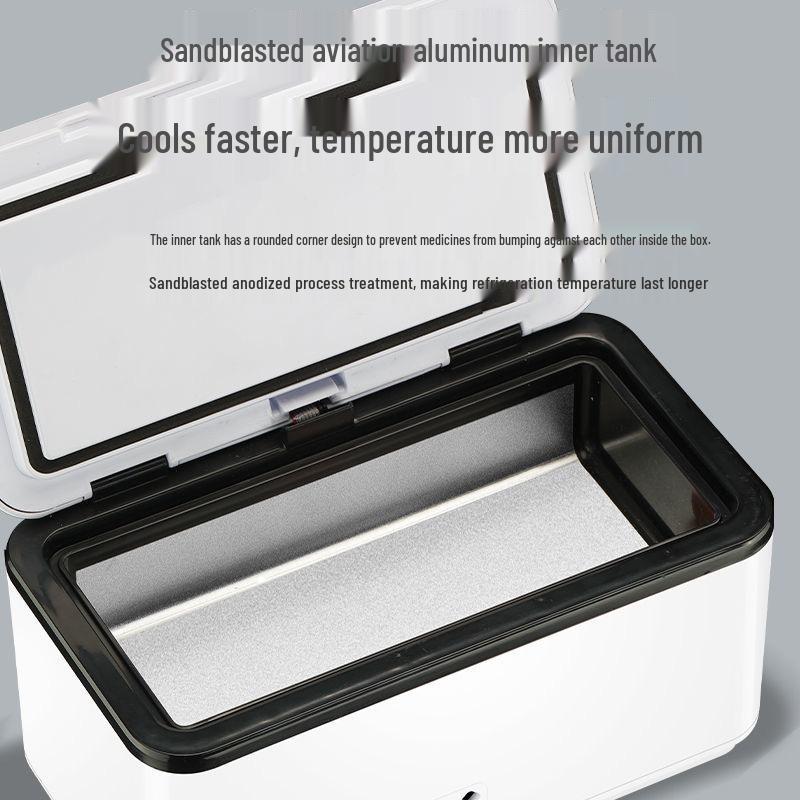 Портативный мини-холодильник для хранения инсулина и гормонов - Постоянная температура и перезаряжаемый