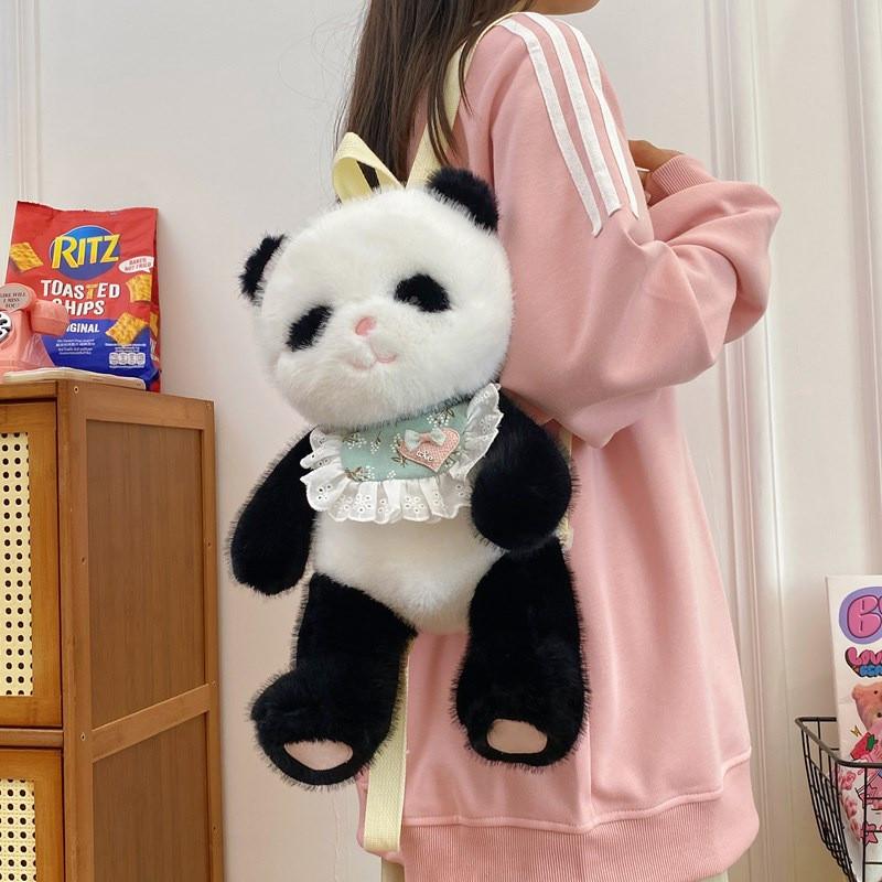 Cute Girl Plush Backpack With Cartoon Sheep Design For Kids And Teens