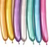10pcs Classic Latex Wedding Decoratio Magic Long Balloon DIY Strip Metalic Modeling Balls