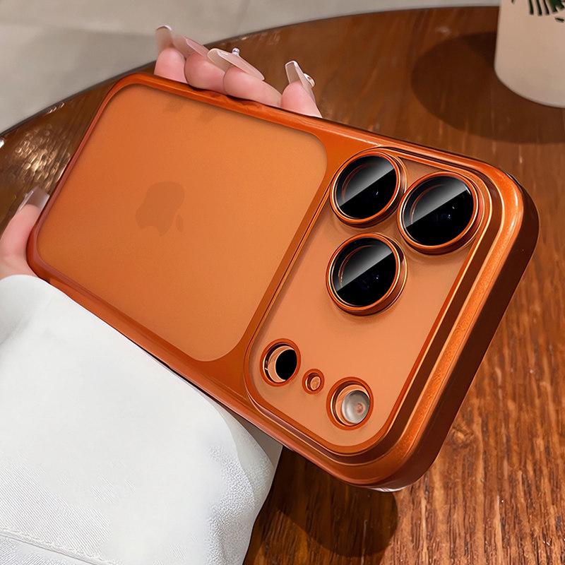Ультратонкий матовый прозрачный защитный чехол Apple 17 Pro и iPhone 17 Air с защитой камеры