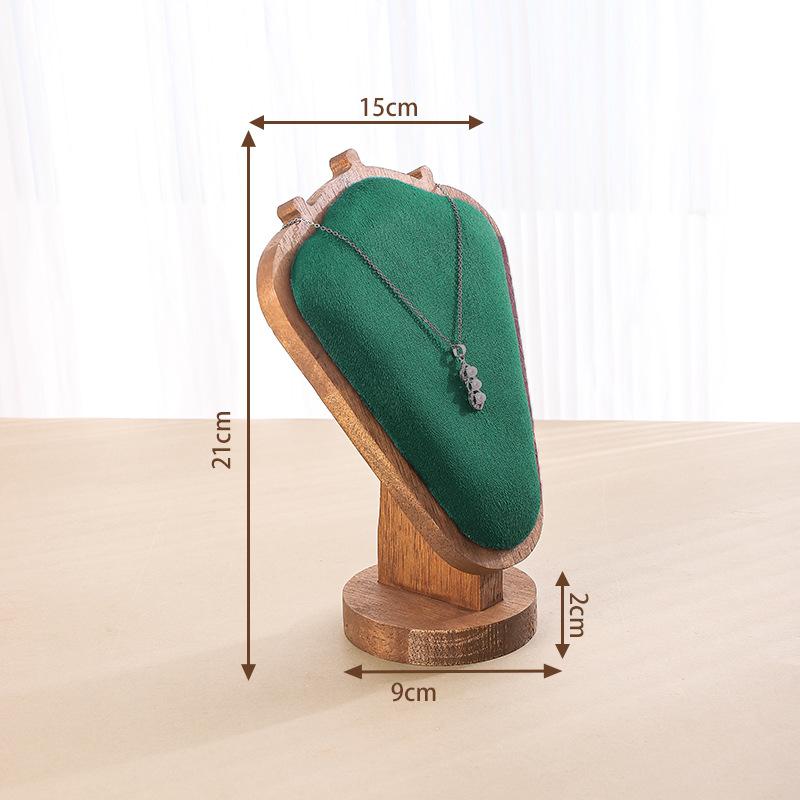 Подставка для ожерелья из козьего рога, портретная форма для шеи, подставка для ювелирных изделий, витрина для хранения ювелирных изделий, модель