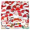 55 New Santa Hat Graffiti Stickers Decorative Scooter Notebook DIY Stickers