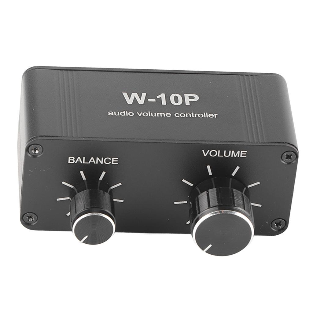 Sound Amplifier Noise Reduction 3.5mm AUX RCA Jack Music Controller Stereo Volume Adjuster for Headphone Speaker