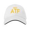 Not ATF  Gun Meme BATFE Gun Rights Baseball Cap Hat Men Fun Hats Unique Hats Sunhat Womens Beach Visor Mens
