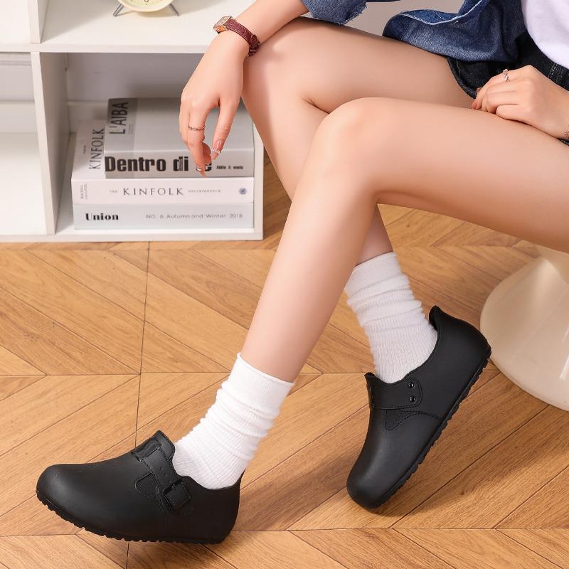Attendance Campus Shallow Mouth Rain Shoe Cover Feet Flat Replacement Waterproof Shoes Lazy Shoes Rainy Days Ladies Pedal Hydro Shoes