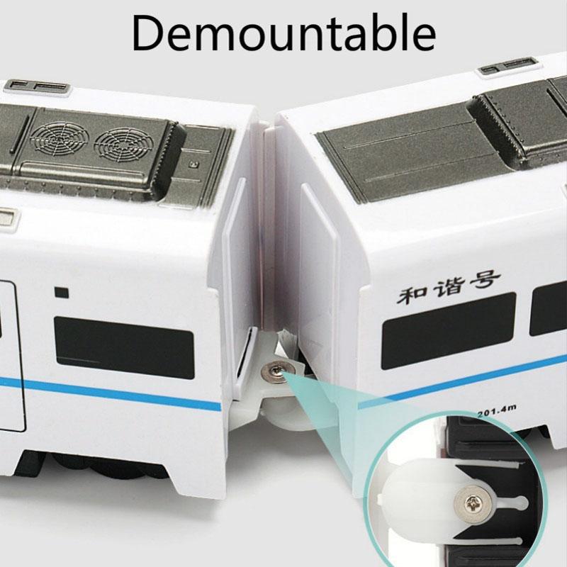 Simulation of High-speed Rail Train Electric Sound Light Small Train Model Boys and Girls Children's Toys