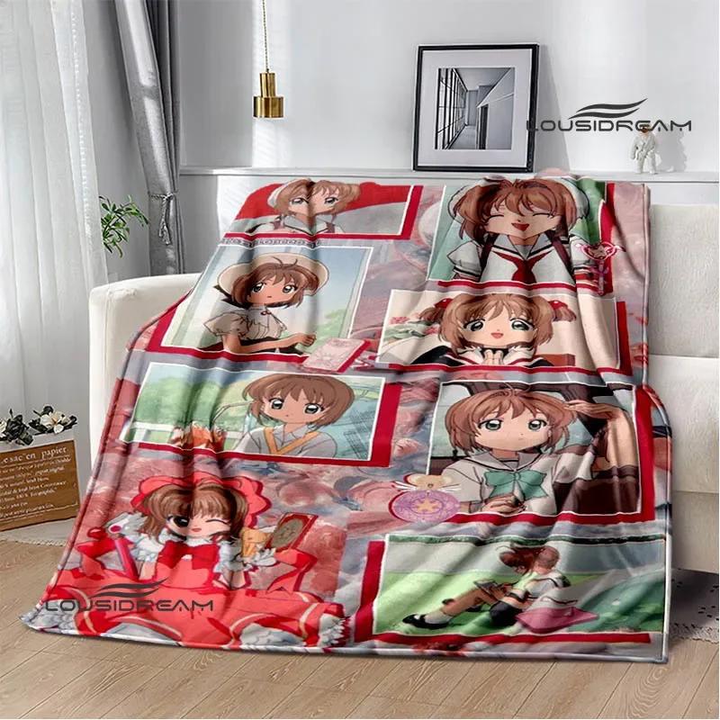 Card Captor Sakura Cartoon blankets fashion blankets Warm Flannel Soft Comfortable Blanket Home Travel Blanket Birthday Gift