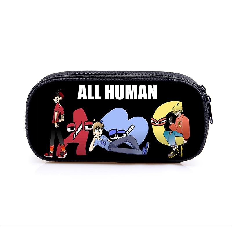 Пенал Alphabet Lore, большая вместимость, сумка-косметичка для студентов, подарок