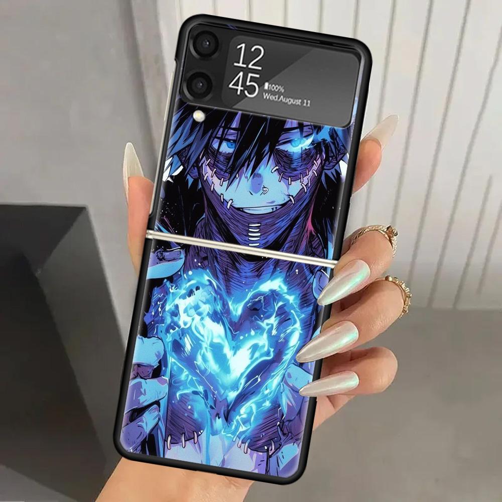 Dabi MHA My Hero A-Academy Hard PC Back Phone Case for Samsung Galaxy ZFlip 7 6 5 Z Flip 4 ZFlip6 Z Flip7 5G ZFlip4 Flip3 Zflip5